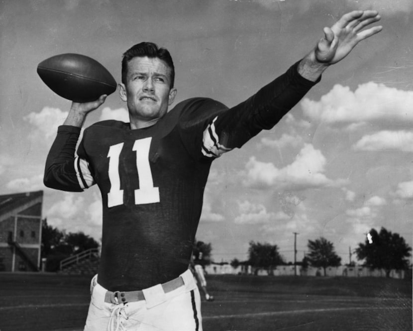 Darrell Royal as an Oklahoma quarterback
