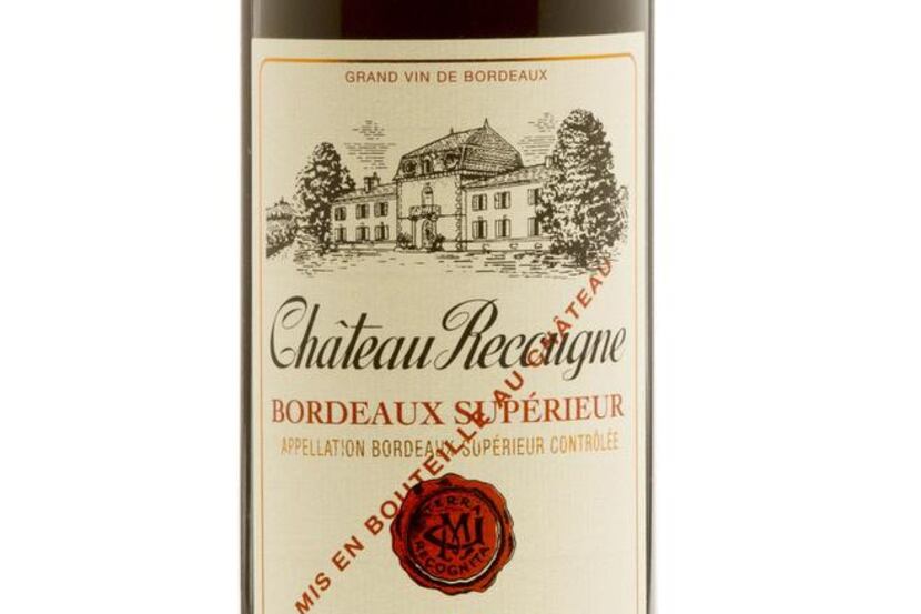 Château Recougne, Bordeaux Supérieur 2013, $16.99