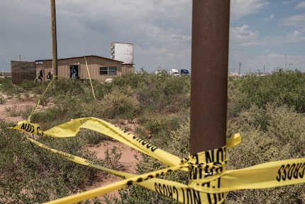 FBI agents searched a home Sunday in west Odessa believed to be linked to a suspect in a...