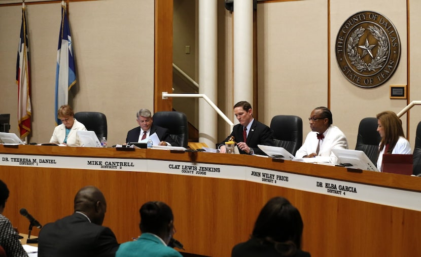  Members of the Dallas County Commissioners Court