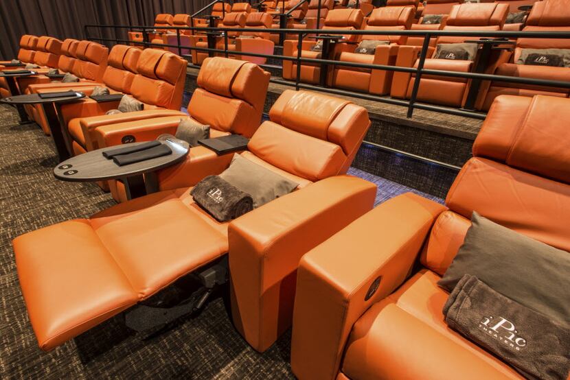 Premium Plus seats at iPic Theater in Fairview come with pillows and blankets. 