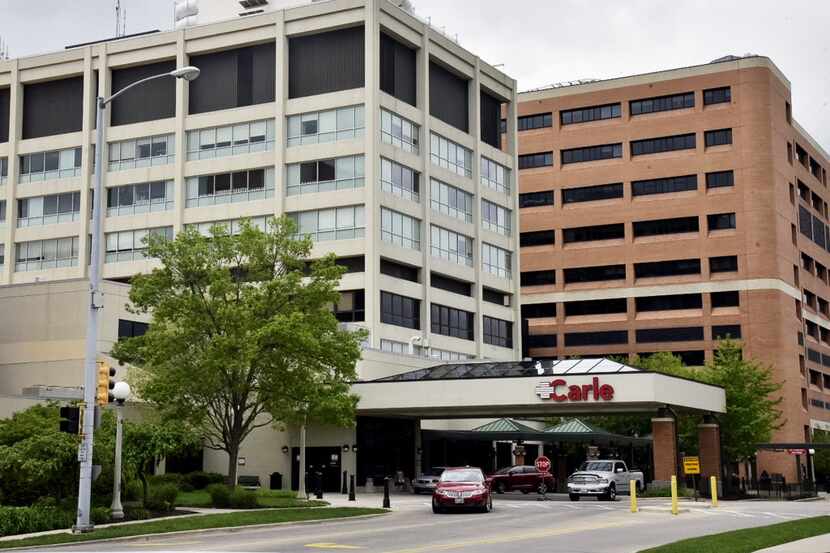 Carle Foundation Hospital is seen Monday, May 2, 2016, in Urbana, Ill. In a study published...