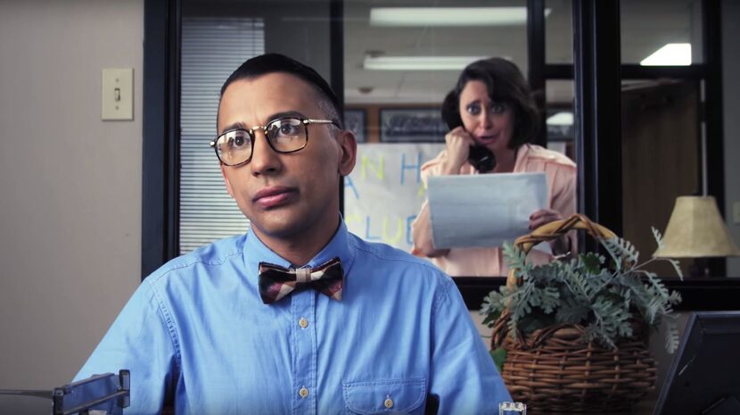 Ray Haylock and Rachel Dratch in 'Hurricane Bianca'