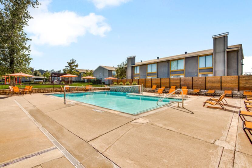 The 432-unit Interlace at 3801 Gannon Lane in Dallas was the largest of the nine properties...
