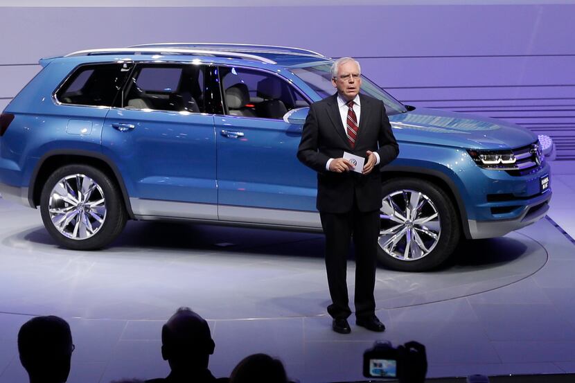 FILE - In this Jan. 14, 2013 file photo, Ulrich Hackenberg, Volkswagen Director of Produce...