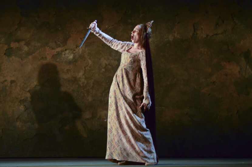 Alexandra Deshorties in the role of Juliana Bordereau performs a scene from Dominick...