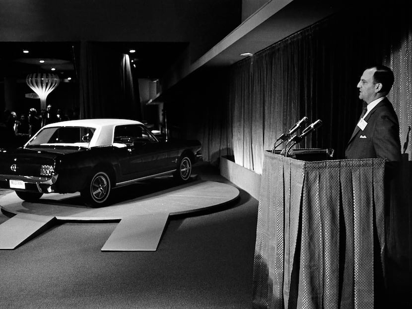 The Ford Mustang's introduction at the 1964 New York World's Fair. (Ford Motor Company/TNS)