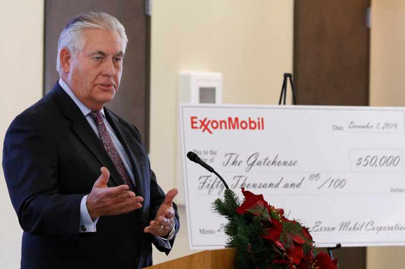 Rex Tillerson, chairman and chief executive of Exxon Mobil, is reportedly under...