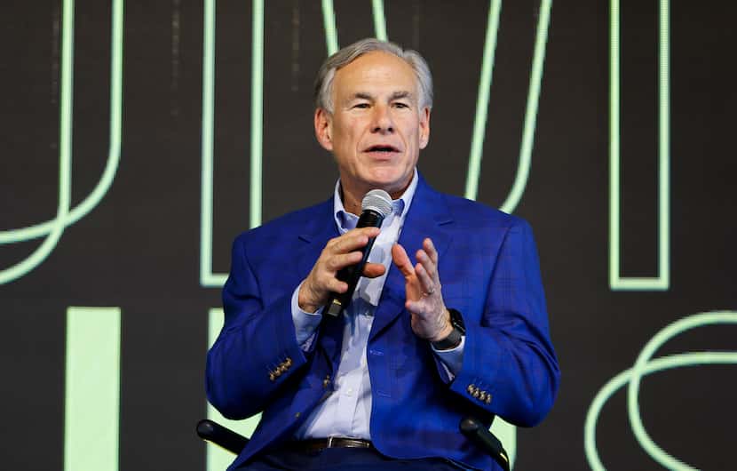 Gov. Greg Abbott speaks at UP summit focusing on the future of tech, travel and...