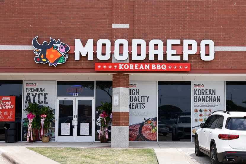 Exterior of Moo Dae Po Korean barbecue restaurant 