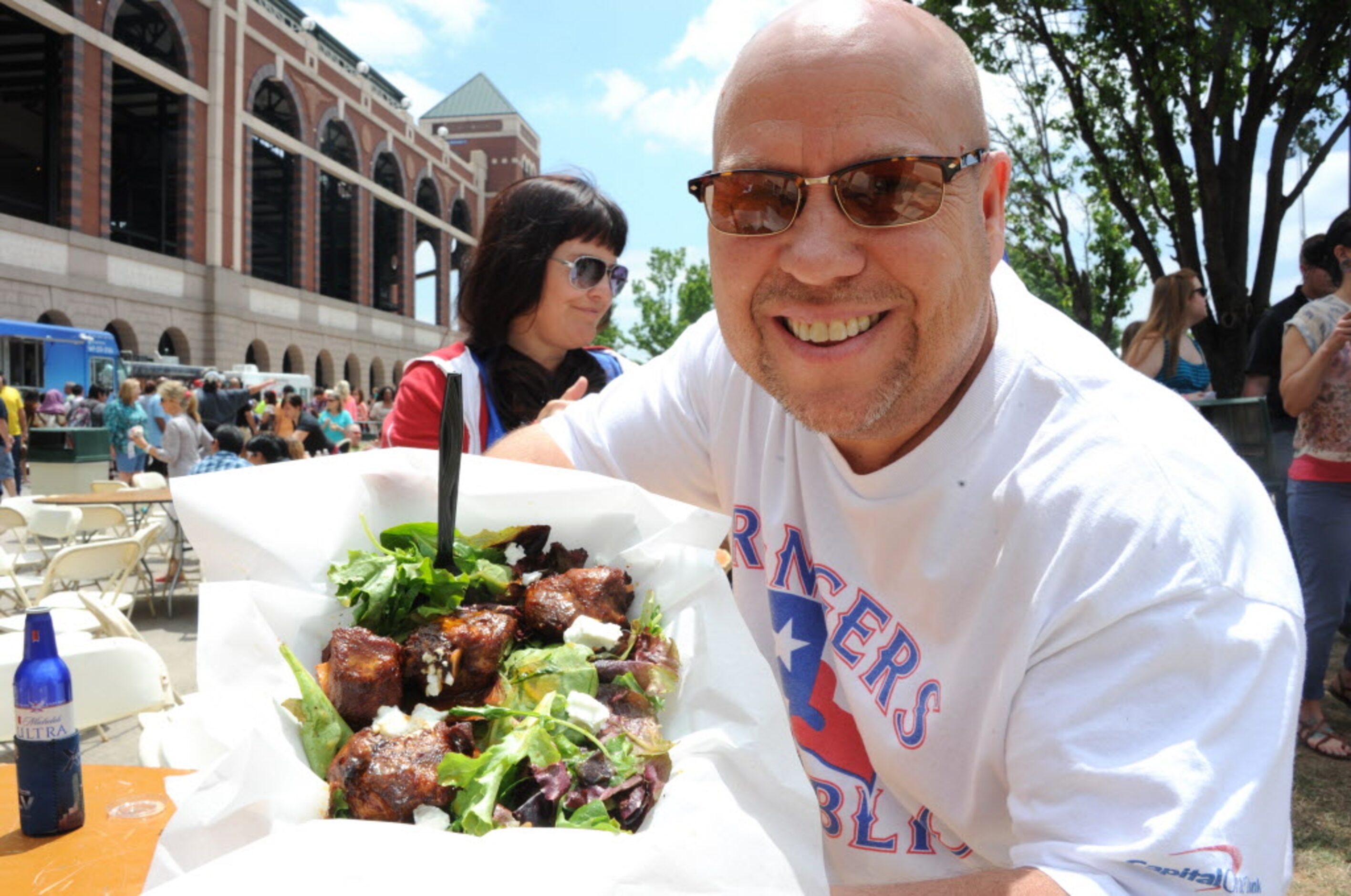 Jimmy Varga orders gluten free pork wings with cilantro lime dressing from Yellow Belly at...