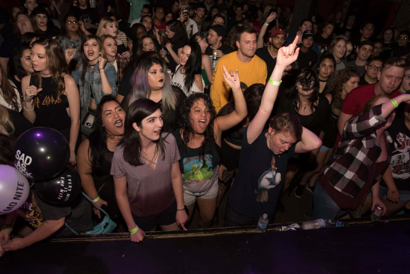 Emo Nite attendees are very active on social media, posting photos, videos and song...