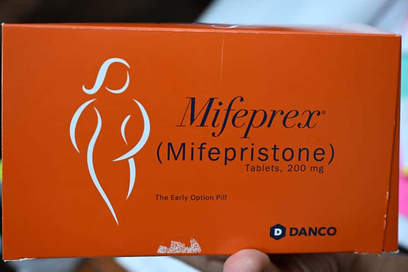 Mifipristone, una de dos drogas que se utilizan para inducir un aborto, junto a misoprostol....