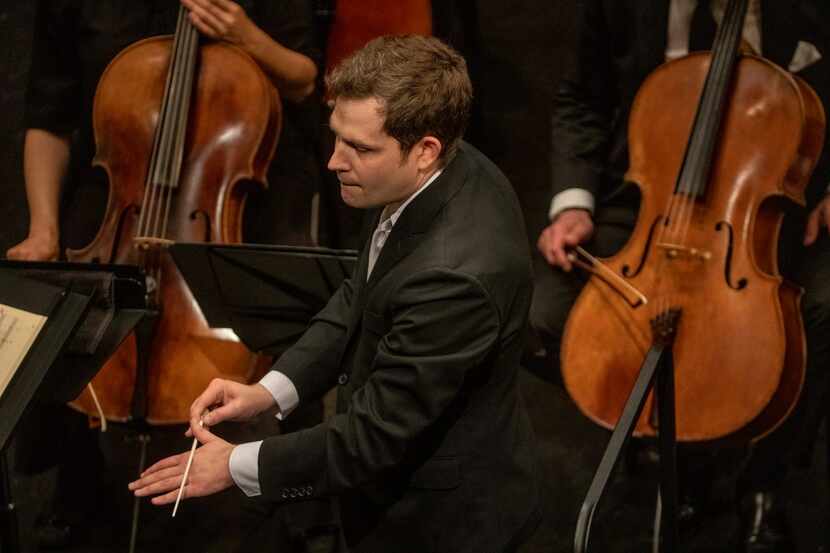 Artistic Director Richard McKay leads the Dallas Chamber Symphony in concert at the Moody...