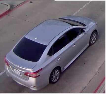 A surveillance camera captured a picture of the suspect's vehicle. (Coppell police)