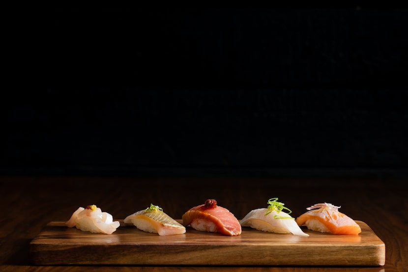 Customers who choose to can order nigiri at Uchiko.