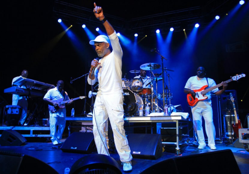 Maze featuring Frankie Beverly in concert, on Aug. 18, 2013 at Gexa Energy Pavilion in Dallas.