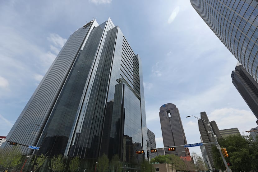 1900 Pearl, the newest downtown Dallas office tower, is expected to sell for a record price...