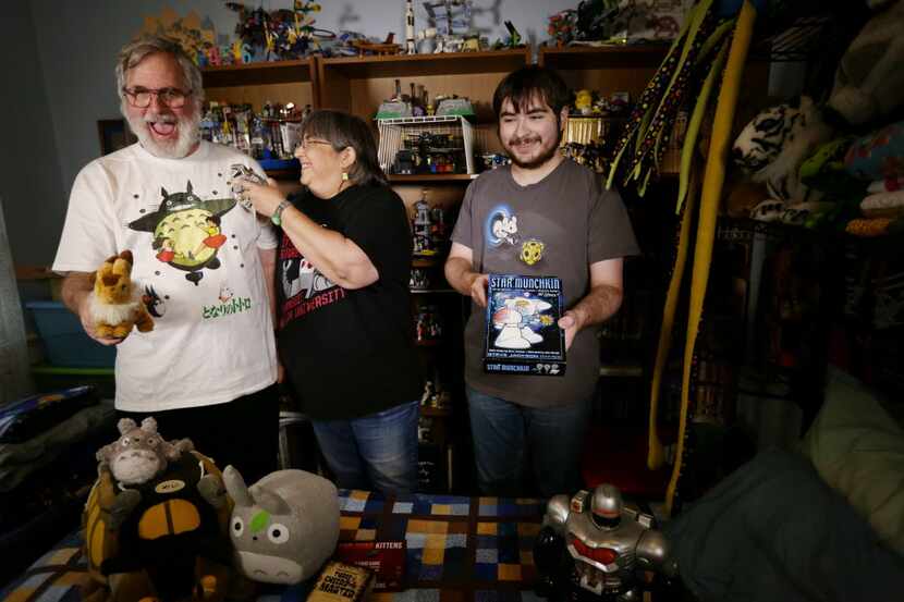 Marc and Becky Hairston and their son, Roberto, love science and anime, and they have the...