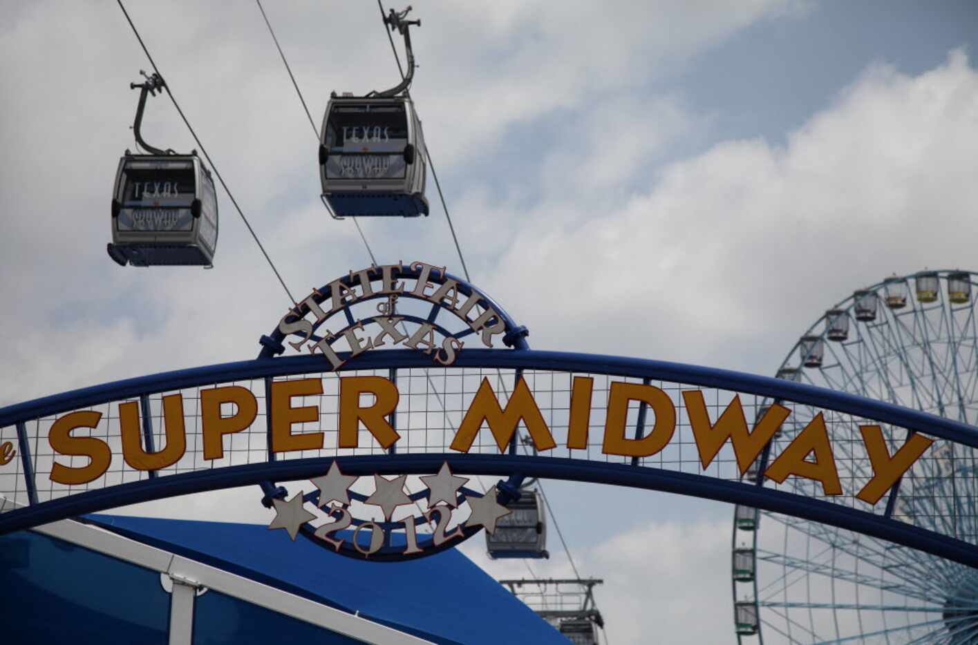 The Texas Skyway travels above the Midway