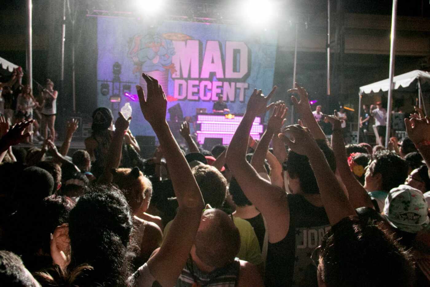 Dillon Francis closed out the Mad Decent Block Party 2014 that was held under the bridges...