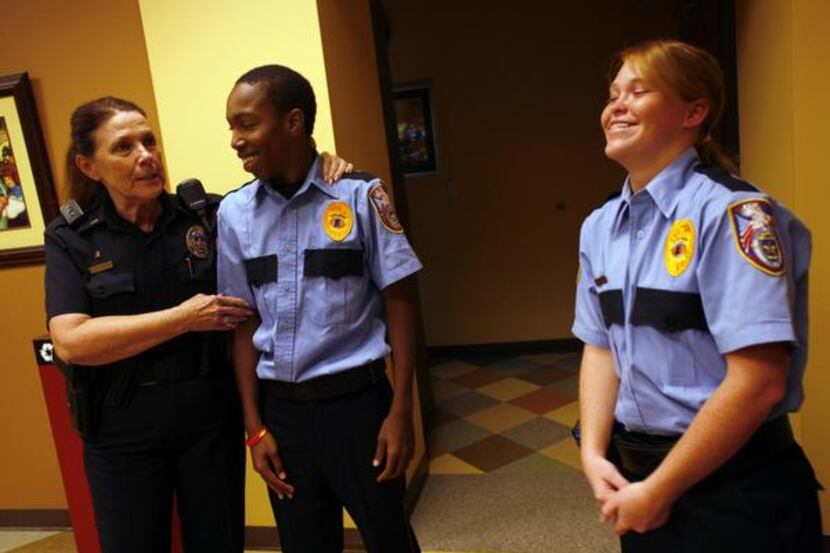 Lt. Barbara Dixon (left), a fixture at the Grand Prairie Police Department for 30 years,...