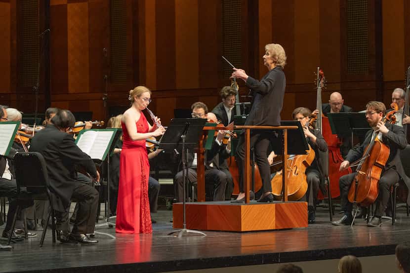 Principal oboe Jennifer Corning Lucio performed with the Fort Worth Symphony Orchestra and...