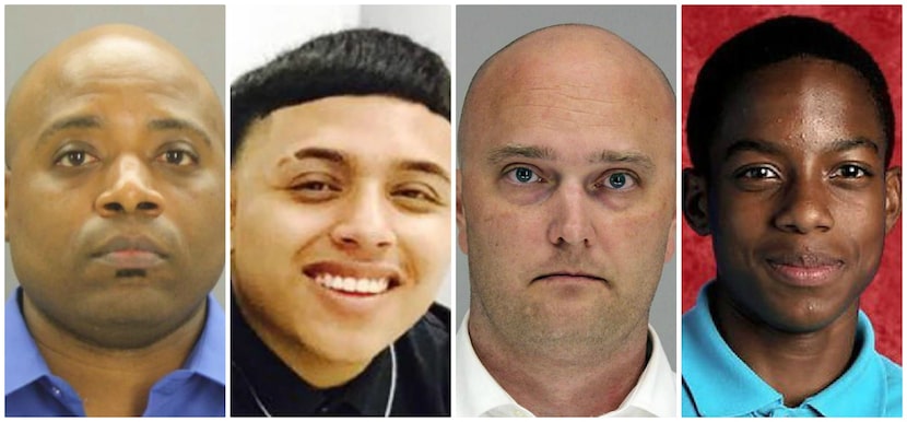 From left: Ken Johnson, a former officer in Farmers Branch, was convicted of murder and...