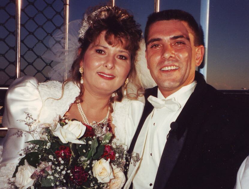 David and Glenda Schober of Mesquite married aboard the Texas Star Ferris wheel at the State...