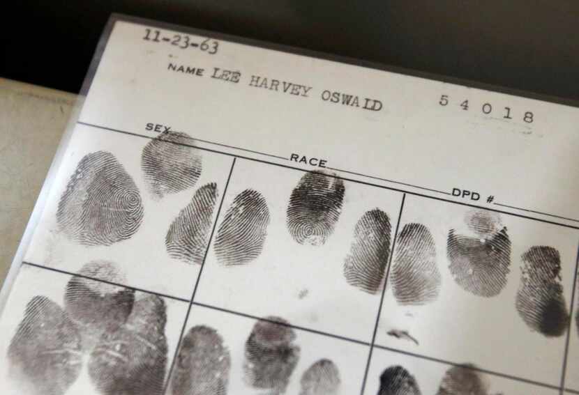 
Lee Harvey Oswald’s fingerprints are in the archives at the City Hall vault, which provides...