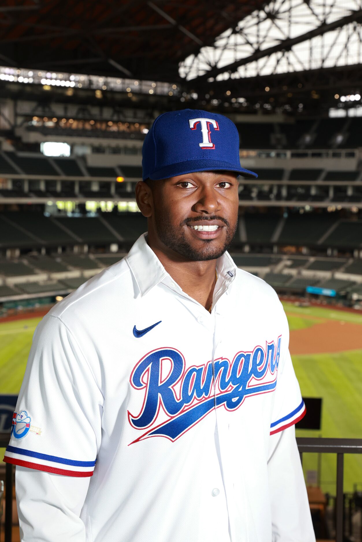 Kumar Rocker, first-round draft pick, Thursday, August 4, 2022 at Globe Life Field in...