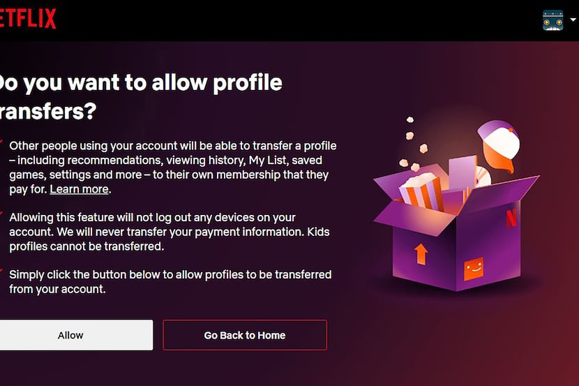 If a person using your Netflix login would like to start their own account and save their...
