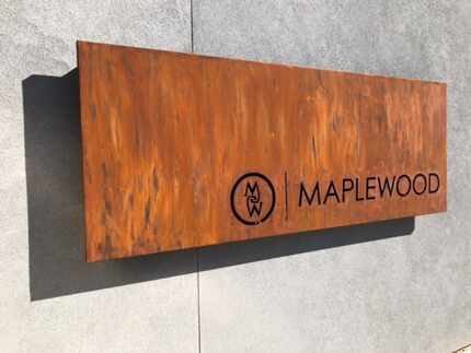 This is the most I've seen of Maplewood, a private social club opening soon in Dallas. 