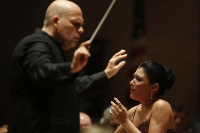 Maestro Jaap van Zweden conducts a performance featuring soprano soloist Annalisa Stroppa...