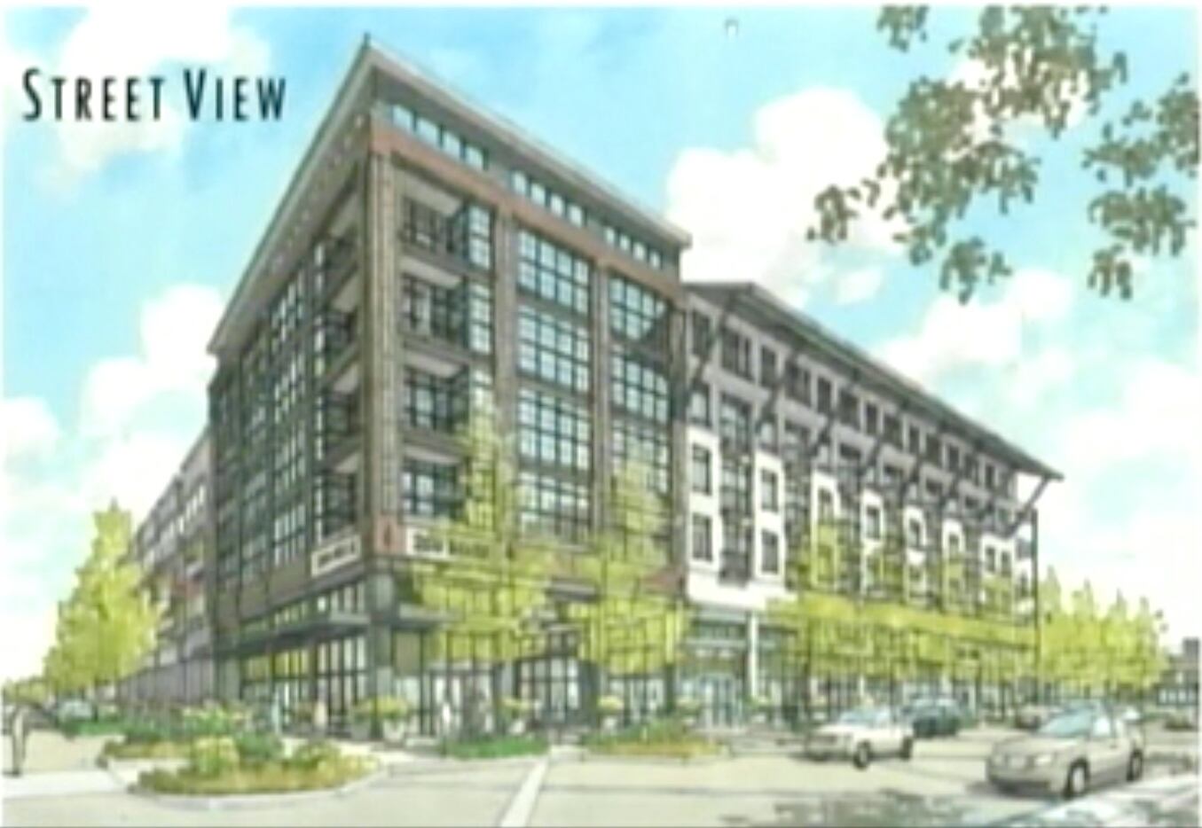 The planned Town Central project includes retail, apartments and townhomes.