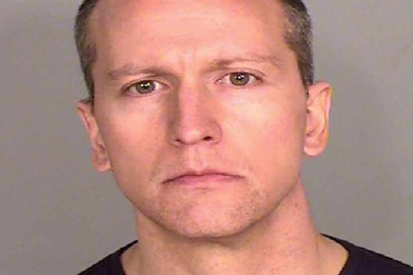 Former Minneapolis police officer Derek Chauvin’s jail booking photo was released Friday May...