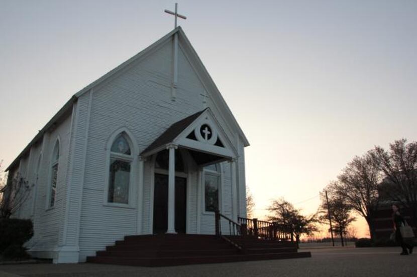 In 1995, it took more than six hours to move Sacred Heart Catholic Church’s chapel from its...