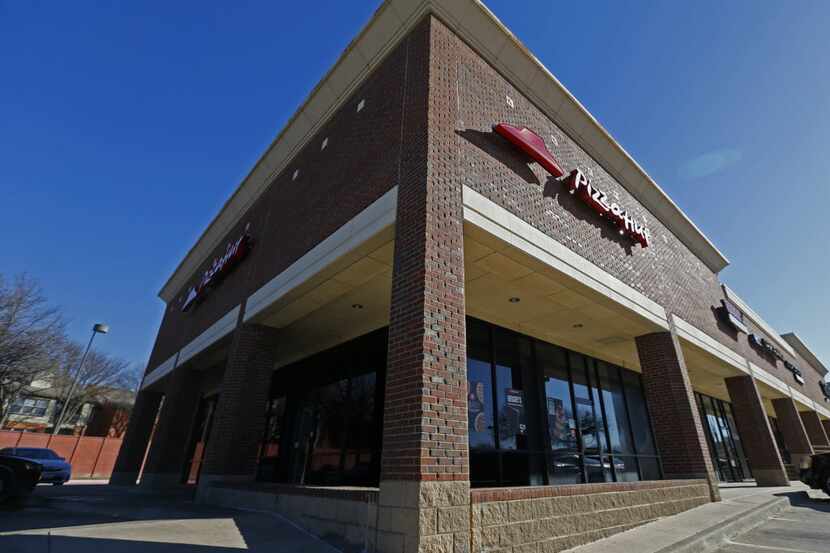 Pizza Hut delivery center in Lewisville, TX Texas December 17, 2015. (Nathan Hunsinger The...