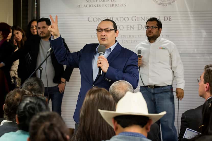 Francisco de la Torre Galindo, the Mexican consul general in Dallas, shown in 2017, said...