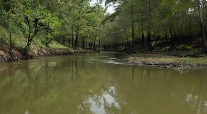 The ranch has acres of river and lake frontage.