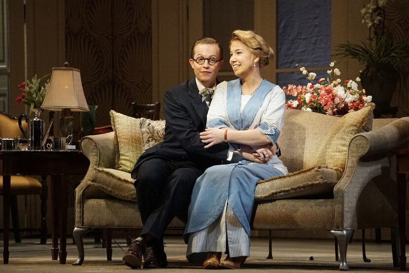 Brenton Ryan as Florian Doblinger and Susannah Biller as Lieschen in the Dallas Opera dress...