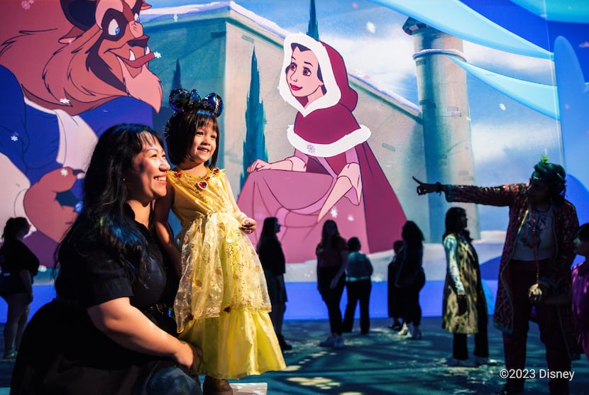 The "Disney Animation: Immersive Experience" has its Dallas premiere at Lighthouse ArtSpace...