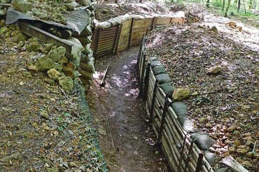 
A portion of the trenches near the St. Mihiel Battlefield have been preserved, allowing...