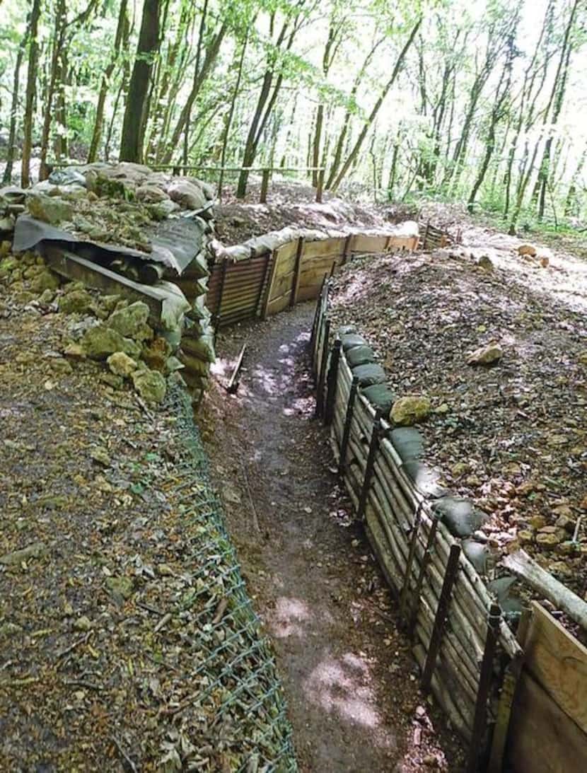 
A portion of the trenches near the St. Mihiel Battlefield have been preserved, allowing...