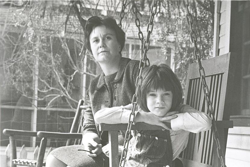 
Author Harper Lee with 9-year-old Mary Badham, who portrayed Scout Finch in the screen...