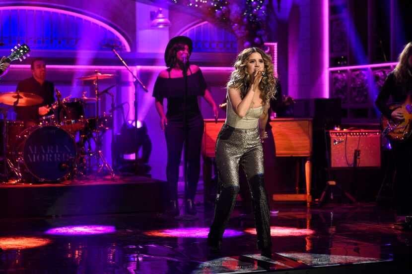 Maren Morris was the musical guest on "Saturday Night Live" on Dec. 10, just days after...