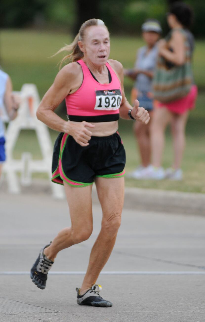 Cheryl McCally begins the Hottest Half at Norbuck Park on Sunday, August 12, 2012   