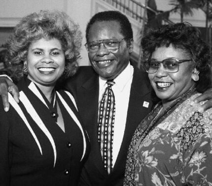 Clara Brown, Victor Smith and Kathy  Nealy at The Coca-Cola Al Lipscomb's State Fair Classic...