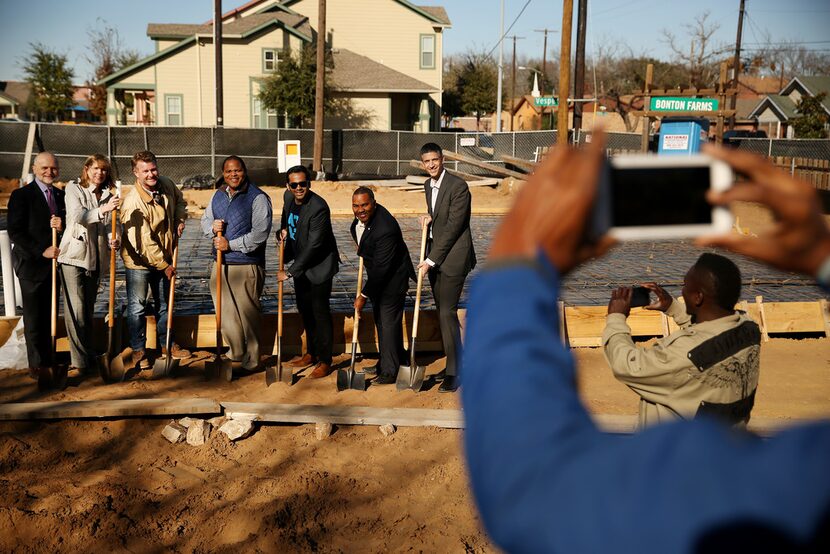 (From left) Tim Fleming, director of enterprise sustainability for AT&T, Jerelyn Turner,...