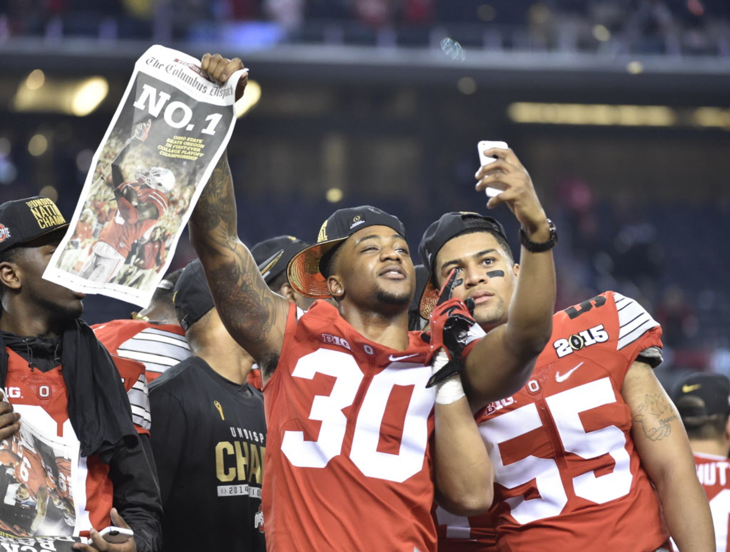 Ohio State wins national title, 42-20, over Oregon